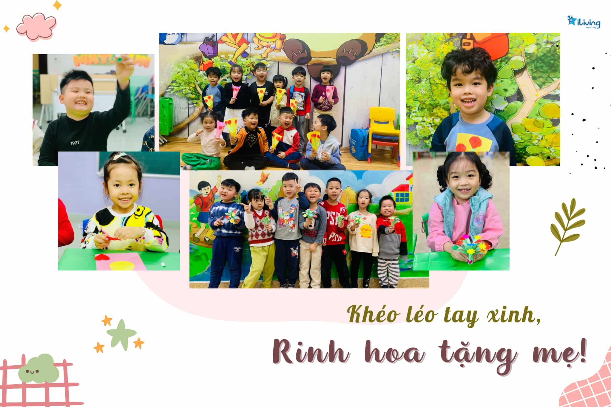 KHÉO LÉO TAY XINH – RINH HOA TẶNG MẸ 08/03