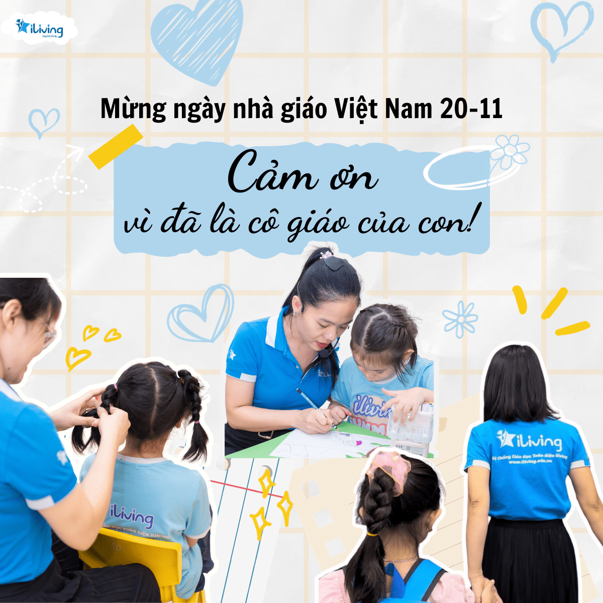 NGÀY NHÀ GIÁO VIỆT NAM 20 – 11 | CẢM ƠN VÌ ĐÃ LÀ CÔ GIÁO CỦA CON